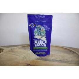 Selina Naturally Celtic Sea Salt Fine Ground Resealable Bag 1/2Lb (8oz)