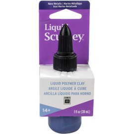 Sculpey Liquid, Navy Metallic