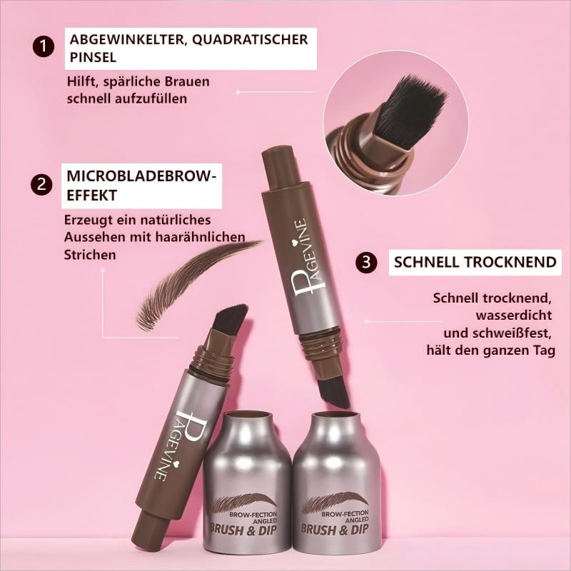 Pack of 2 Brow Lifting Set, 3D Eyebrow Pencil, Quick