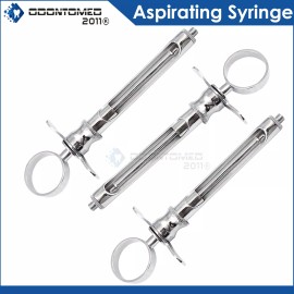 ODM 3 Cartridge Aspirating Syringes 1.8cc Dental Anesthetic Self-Aspiratin