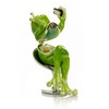 Keren Kopal Frog Taking a Selfie Trinket Box with Crystals