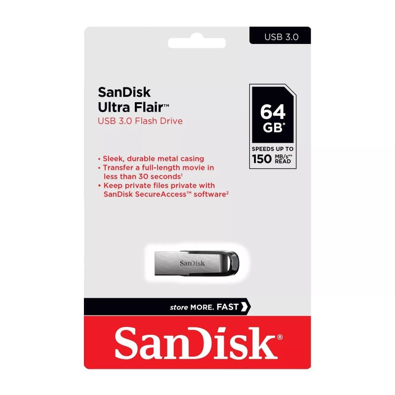 SanDisk Ultra Flair USB 3.0 32GB 64GB 128GB FAST Flash