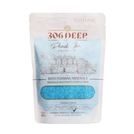 306 Deep Dead Sea Bath Salts Foaming Minerals - Blue Dead Sea Coarse Mineral for Soaking with Lavender Essential Oils, Alternative to Magnesium Flakes and Epsom Salt, Relaxing Bath Products