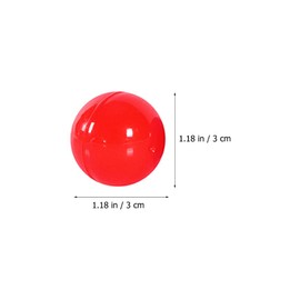 Zerodeko 50 Pcs Bola De Loteria Pelota De Pong De Plastico Bolas De Loteria De Juego De Pong Bolas De Juego De Bingo La Noche Teléfono Afortunado Bola De Campana Niño El Plastico