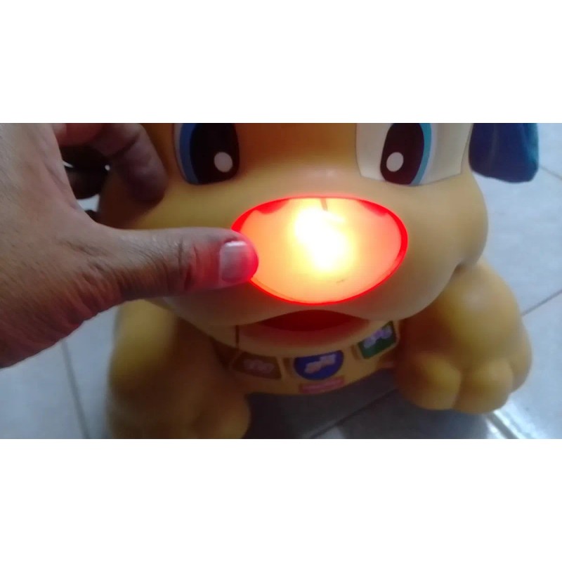 Fisher Price Perrito Andadera Bebé Luz Sonido Correpasillos Café Claro