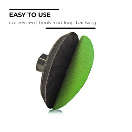 Glass Polish 3 inch (75mm) 320 Grit Pack of 50 Silicon Carbide Sanding Disc - Wet and Dry Abrasive Discs - P320 - GP13303