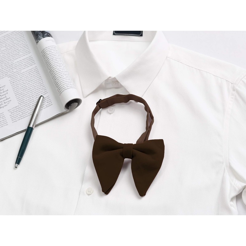 Allegra K Solid Pre-tied Bow Ties for Women Men Formal