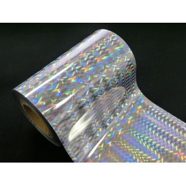 GLEAM FOIL - Estampado en caliente holográfico solo para señuelos y plantillas de metal (Stripe HPT-207) 8 x 50 m Murata Kimpaku Co., Ltd.