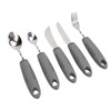 5pcs Bendable Adaptive Utensils Weighted Easy Grip Stainless Steel Special