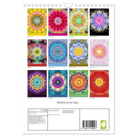 MANDALAS der Natur (Wandkalender 2024 DIN A4 hoch), CALVENDO Monatskalender: Fotografische Mandala Kompositionen aus Blumen (CALVENDO Glaube)