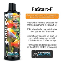 Brightwell Aquatics Fastart F – Nutrient Source for Establishing Biological Filtration in Freshwater Aquariums