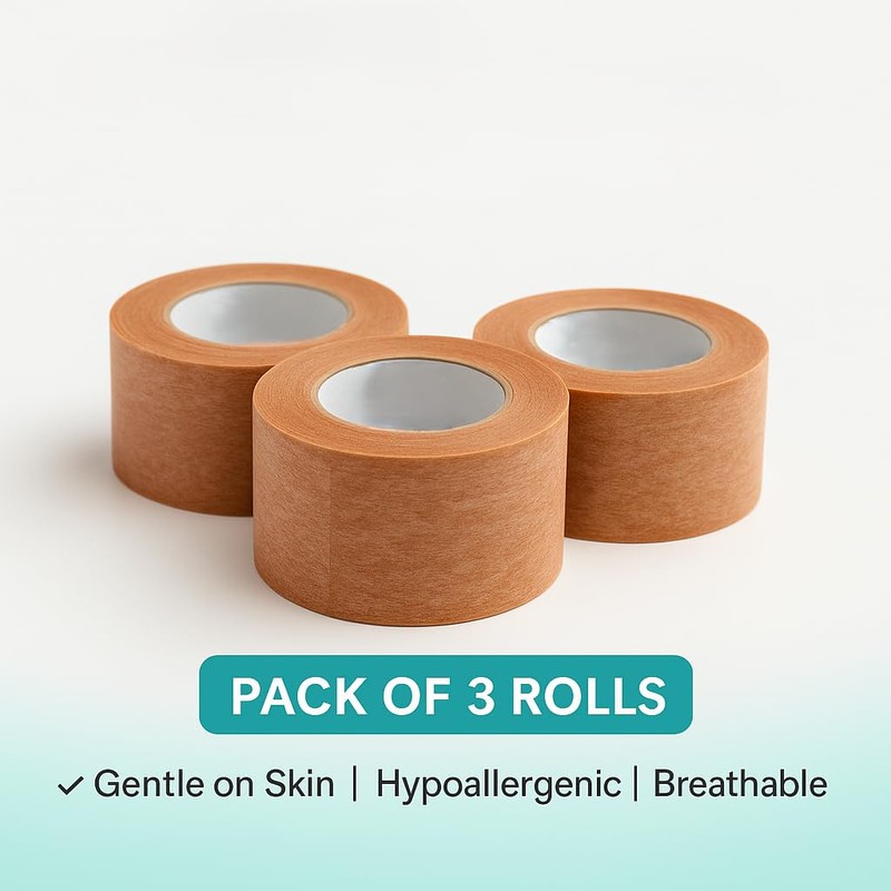 Micropore Surgical Tape Tan 2.5cm x 9.1m – Pack of
