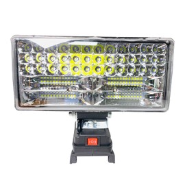 Work Light for Milwaukee m18 18v Battery, Flashlight for Milwaukee M18, 160W 16000LM Portable LED Cordless Flood Lights with Low Voltage Protection and USB (8inch)