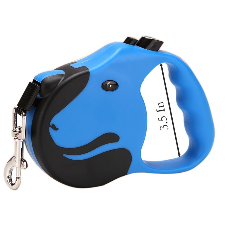 Retractable Dog Leashe, 16 Feet Blue Automatic Dog Walking Rope