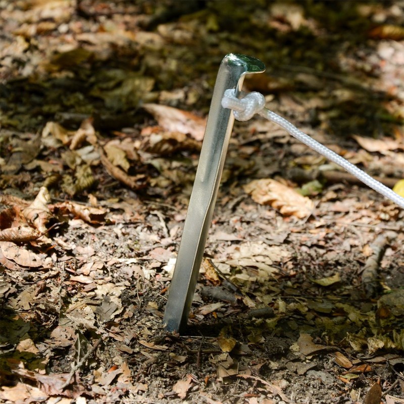AMANKA Set of 10pcs XL Tent Pegs 230x23mm galvanized steel