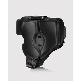 Fly Sports Premium Boxing and Martial Arts Equipment | Headguard - Padded Head Protector | Phantom 2.0 (Black, L)