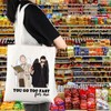Omens TV Show Inspired Tote Bag Aziraphale and Crowley Lovers