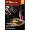4smile Cooking Tweezers Stainless Steel in Black, 30 cm Long,