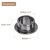 sourcing map 4Pcs Cable Hole Cover, 12/32 inch(18mm) ABS Office