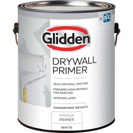 Glidden Interior Drywall Primer Flat, White, 1 Gallon