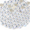 Beadsland 1440 pieces flat back rhinestones, nail crystals rhinestones for