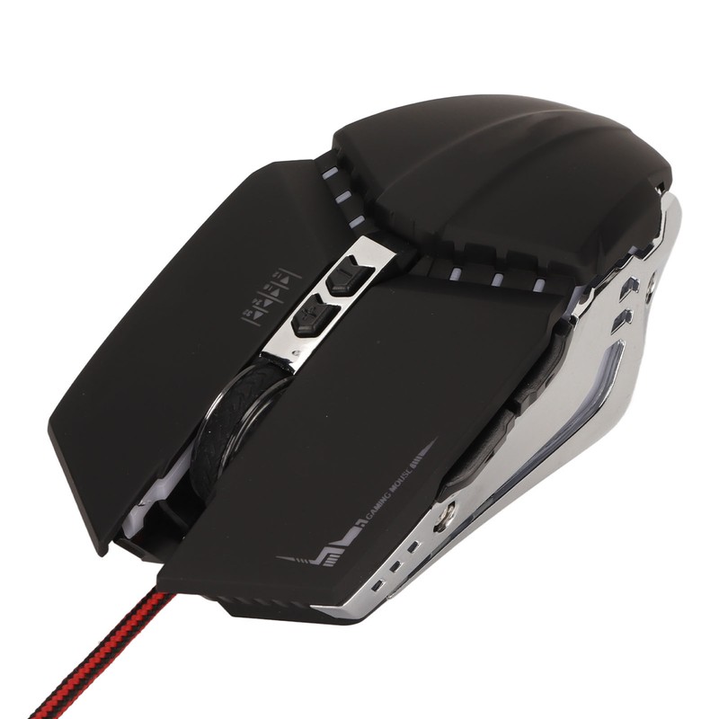 Gaming Mouse Ergonomic Design 4 DPI Adjustable Breathing RBG Backlit