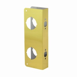 SUMBIN Door Guard Reinforcer, Repair Doors, Add Extra Security to Your Home and Prevent Unauthorized Entry, 5-1/2 Door Hole, 2-3/8 with Satin Brass Color