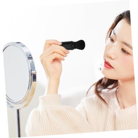 OATIPHO 5pcs Retractable Knob Makeup Brush with Refillable Loose Powder Jars Portable Powder Brush for Versatile Face Blush Contour Highlight Applicator for Daily Party Travel Use