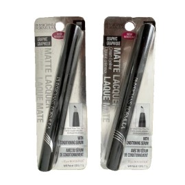 Physicians Formula PACK  2 Physicians Formula Graphic Matte Lacquer Cream Eyeliner Ultra Black 6899