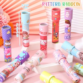 20 Pcs Classic Kaleidoscopes Educational Toys for Party Favors Fun Kaleidoscope Toy for Stock Stuffers Bag Fillers Birthday Party School Classroom Prizes, Random Colors (Cute Style)