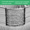 BYKITCHEN 30 Foil Food Containers, Disposable Aluminium Foil Trays, Foil