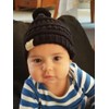 Funky Junque Exclusives Baby Knit Hat with Fur Pom Pom