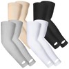 Janmercy 4 Pairs Protective Arm Sleeve for Thin Skin Elderly