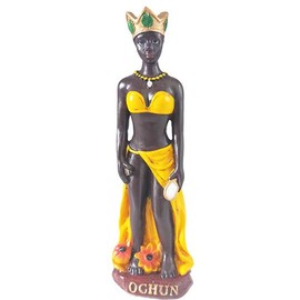 Santo Orisha Ochun Statue Orisha Statue Ochun Estatua Catholic Statue (4.5 Inch)