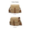 Fahgaer Canvas SLR Camera Bag Mini Single Messenger Bags Waterproof