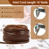 10 Yards Flat Genuine Leather Cord, Real Leather Strips, Leather