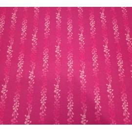 P&B Textiles Tropic Gardens BTY Katya Rozz P&B Textiles Tonal Hot Pink Fuchsia Floral Stripe