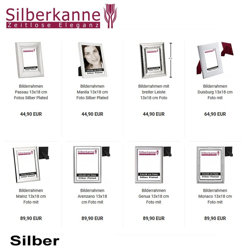 SILBERKANNE Exclusive Key Ring with Hearts 8 x 3.5 cm
