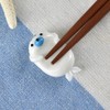 Forkart Cute Handmade Glasswork Seal Chopsticks Rest