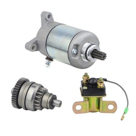 Replacement Parts For 18645 Starter For Polaris UTV Ranger 2x4 425 2001 2002 with Relay and For Bendix Mod-A&U88-581