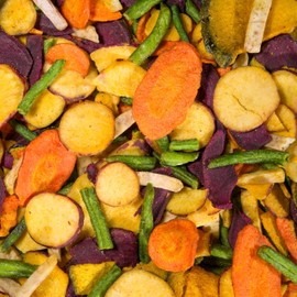 Smarty Stop Mixed Veggie Chips, Assorted Dried Salted Vegetable Snacks (1 Pound (Pack of 1))