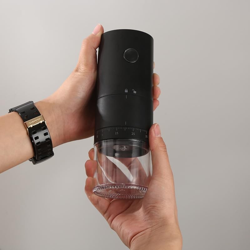 Portable Electric Burr Coffee Grinder with 38 Adjustable Grind Settings