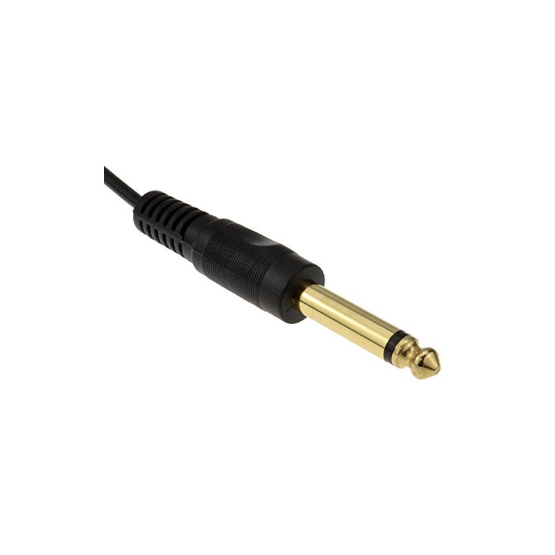 kenable 3.5mm MONO Jack Plug to 6.35mm MONO Jack Plug
