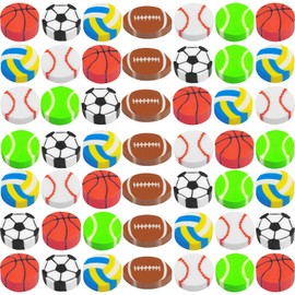 300 Pieces Sports Erasers Football Erasers Mini Erasers Assortment Kids Fun Erasers Tiny Erasers Novelty Pencil Erasers Bulk Mini Erasers for Classroom Gift Rewards Party Favor