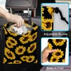 Car Trash Bag Sunflower Car Garbage Bag Hanging Car Trash