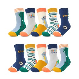 Kyopp Socks Kids Girls and Boys Funny Animals Cotton Socks Crew Socks Winter / Summer 10 Pairs