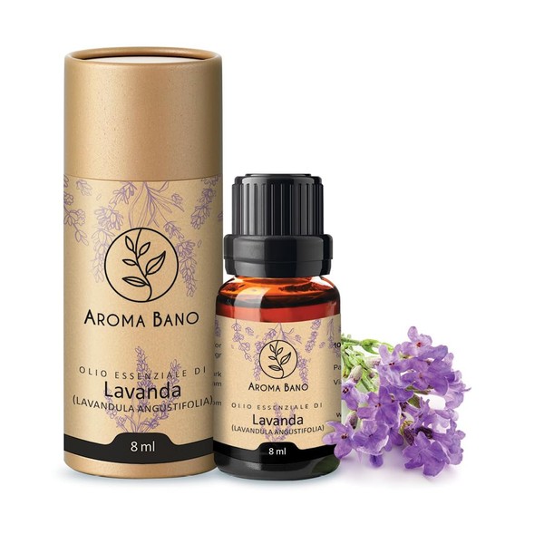 Ätherisches Lavendelöl, 8 ml, rein und 100% natürlich, ideal für
