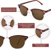 OPTOFENDY Progressive Reading Sunglasses for Women Men Half Frame Multifocus