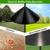 PP Squirrel Proof Baffle, Pole Mount Squirrel Guard Stopper for