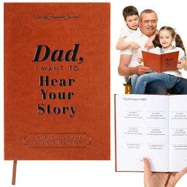 RZCOMP Dad,I Want to Hear Your Story:A Father’s Guided Journal To Share His Life & His Love,Dad Journal Book and Memory Keepsake Book,Portable Journal Supplies & Dad Story Book